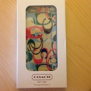 Brand new iPhone 5 Coach case