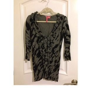 Charlotte Black and Grey Sweater