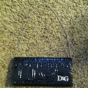 Faux patent leather Dolce & Gabanna purse