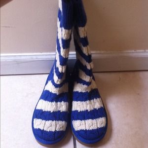 Tall cable knit Uggs