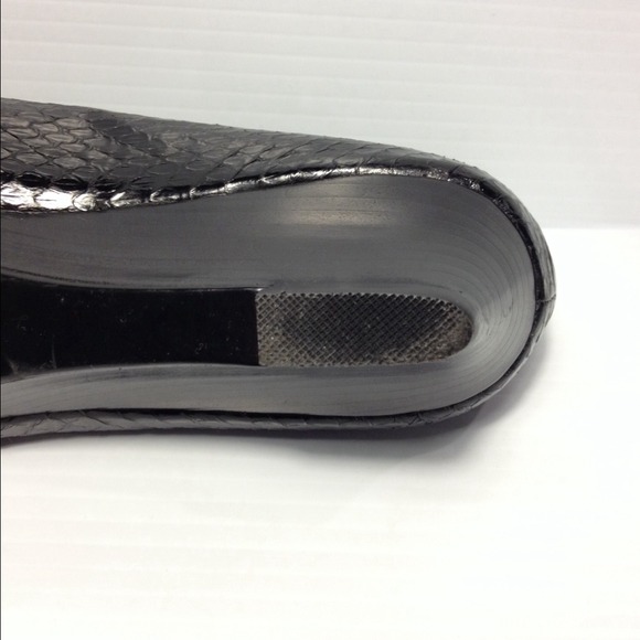 NWOB Box Calvin Klein Snakeskin Wedge 9.5 - Picture 4 of 4