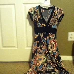 Cute black with a fun design dress