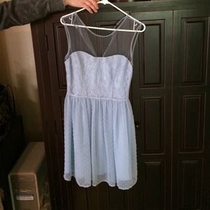 Wedge wood blue dress