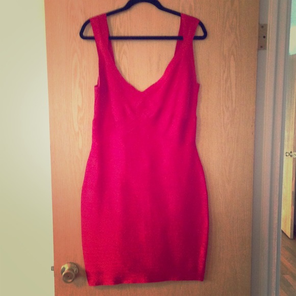 Red Kardashian dress