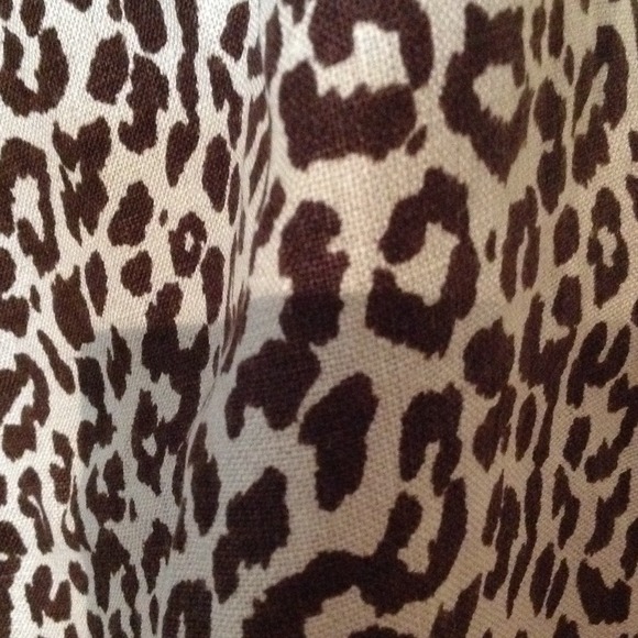 {j.crew} Linen No. 2 Long pencil skirt leopard - Picture 3 of 3