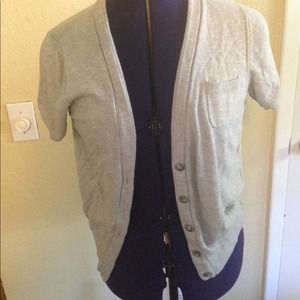 Gray cardigan