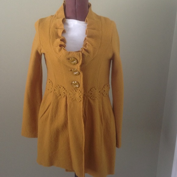 SOLD Anthro mustard color tunic in a bundle