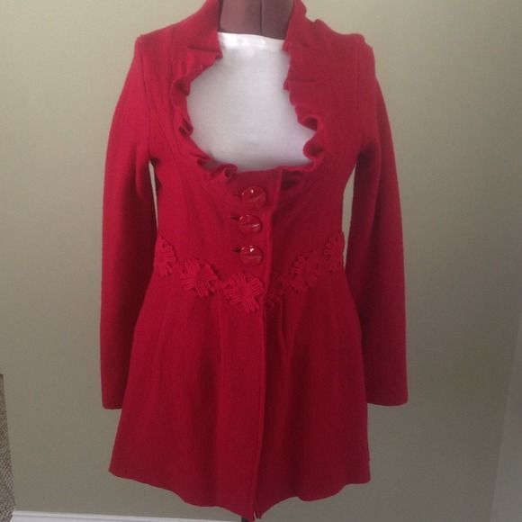 SOLD Anthro Red Tunic as a bundle.