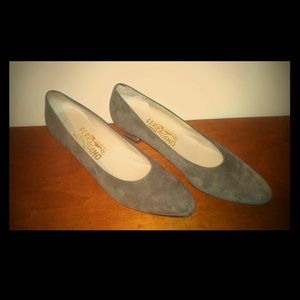 Salvatore Ferragamo suede pumps