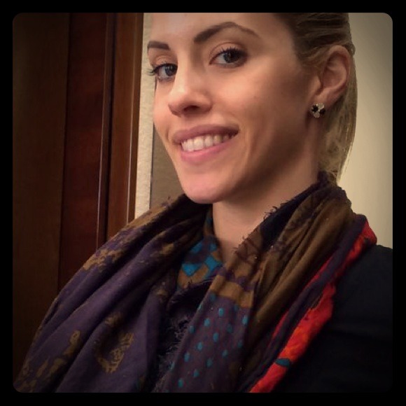 Ladies 14kt yg clover-like black onyx and mop