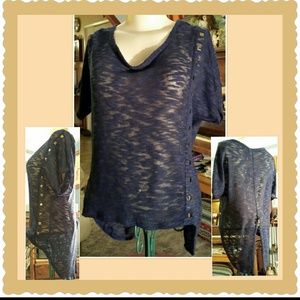 Navy blue top