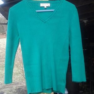 Jones of  New York long sleeved top. Nice v neck