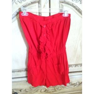 Red romper