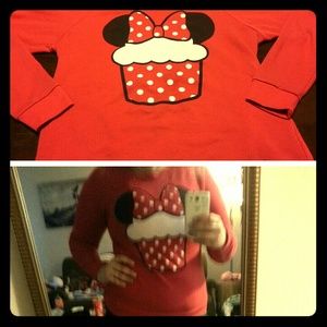 Cute Minnie Mouse Cupcake Sweatshirt