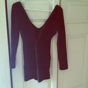 Low front and back mini dress