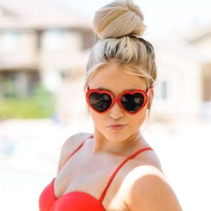 Accessories - π. πβ€οΈ HOST PICK β€οΈπRed Heart Sunglasses Accessories - π. πβ€οΈ HOST PICK β€οΈπRed Heart Sunglasses