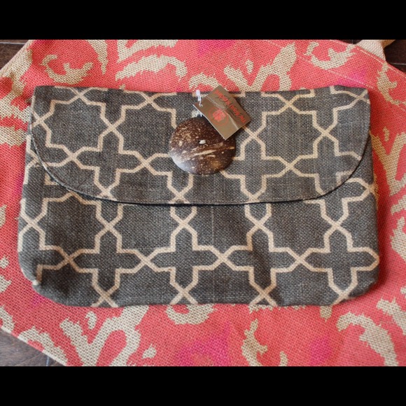 Bags - 🚫bundled🚫Leighton jute clutch Bags - 🚫bundled🚫Leighton jute clutch