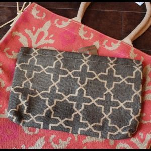 Bags - 🚫bundled🚫Leighton jute clutch Bags - 🚫bundled🚫Leighton jute clutch