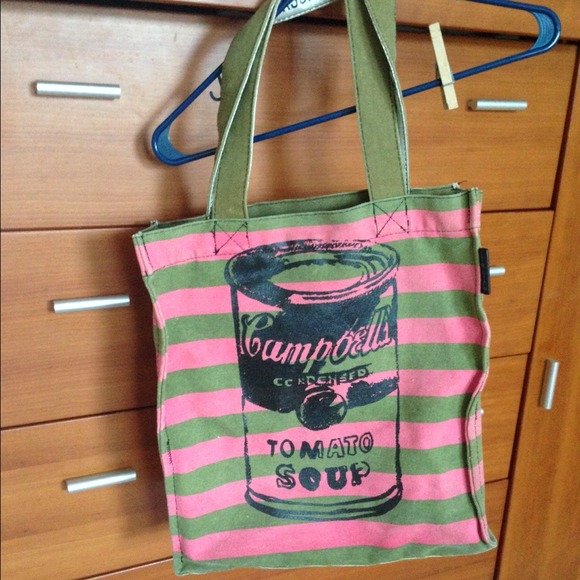 Andy Warhol canvas tote bag