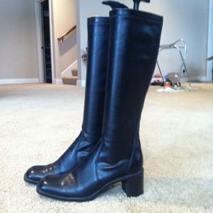 Aerosoles black tall boots 7B