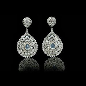 Jewelry - Gorgeous Teardrop Chandelier Earrings Bollywood Jewelry - Gorgeous Teardrop Chandelier Earrings Bollywood