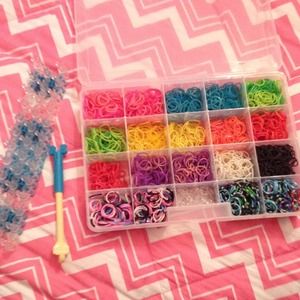 rainbow loom and band assortment