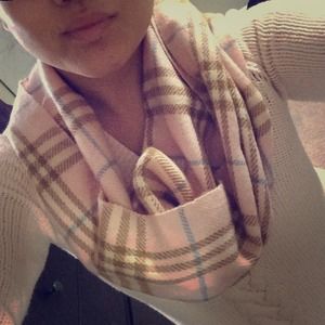 Cute pink scarf
