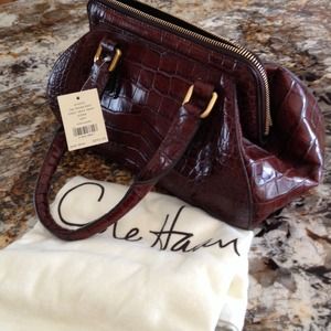 Cole Haan leather satchel