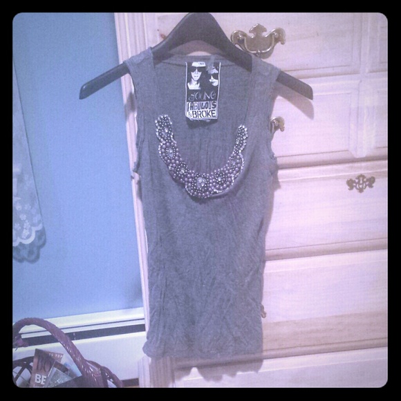 EMBELLISHED PARTY TANK TOP!:)