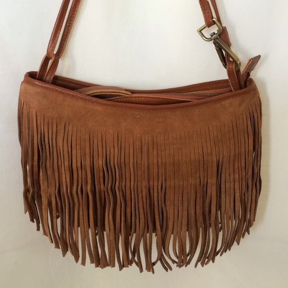 Boho Fringe Bag (Orange)