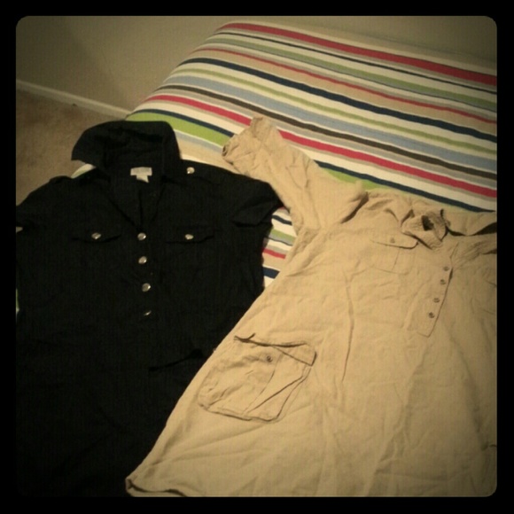 Short jumpsuit n khaki dress