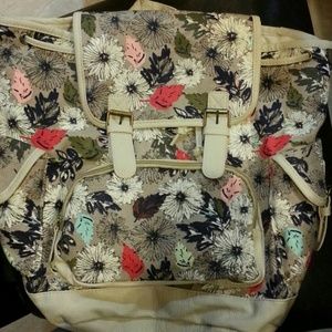 Flowery backpack from icing