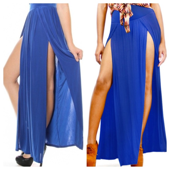⛔️SOLD⛔️  Double slit maxi skirt NWOT