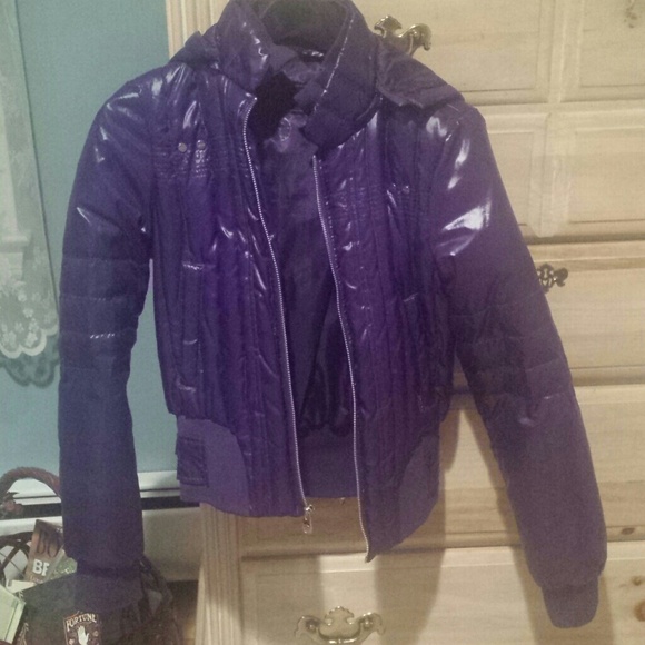 BRIGHT PURPLE WINTER JACKET!:)