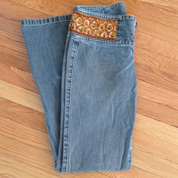 Express Denim - Express vintage beaded jeans sold in bundle