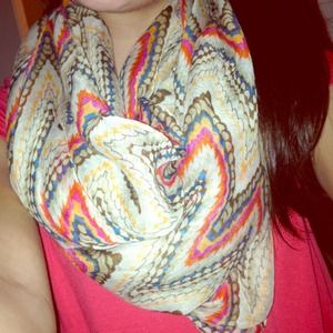 Patterned Infinity Scarf