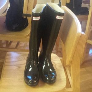 Hunter glossy boots