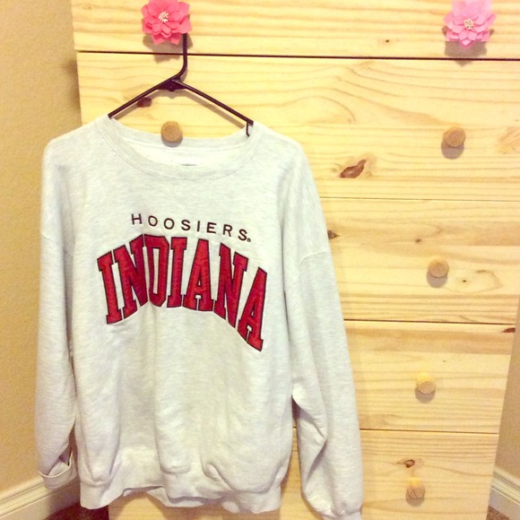 Hoosiers Indiana sweatshirt.