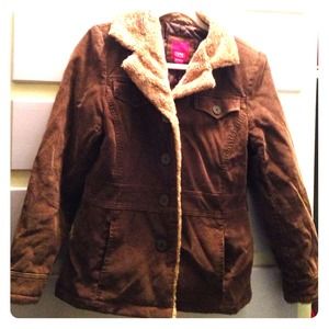 ESPRIT Brown Corduroy coat