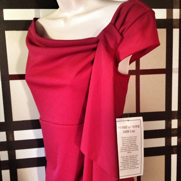 NWT Chadwick's red special occasion dress sz 12 - Picture 2 of 4