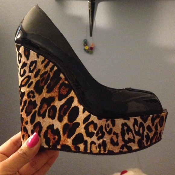 Leopard wedges - Picture 4 of 4