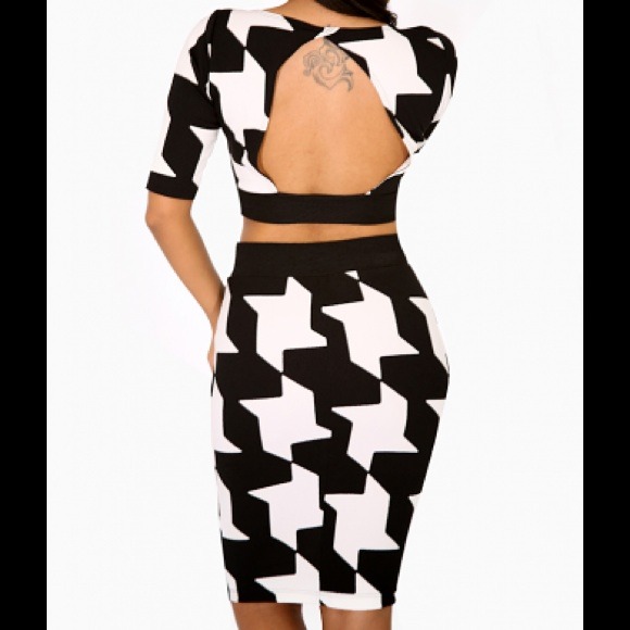 Hounds Tooth Abstract Set - Picture 2 of 3
