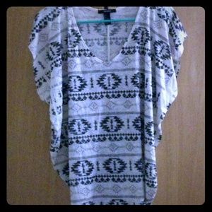 Aztec print top
