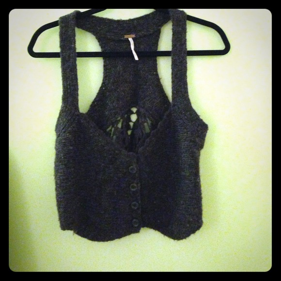 Free people peplum vest