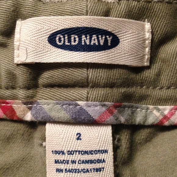 Old navy, camo green shorts