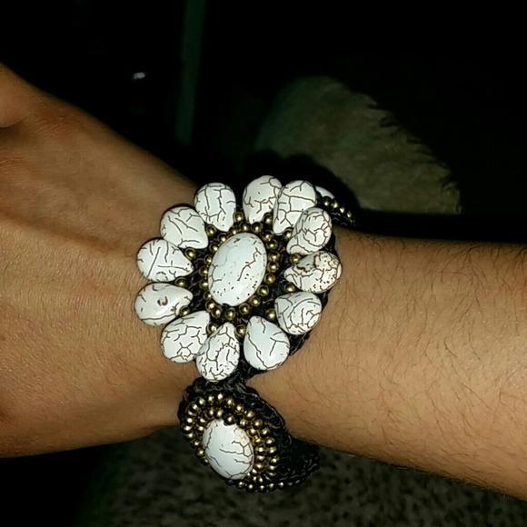 Crochet knitted bracelet! - Picture 2 of 2