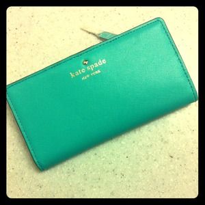 NWT Mint Kate Spade Purse Mika Pond Stacy Freshair