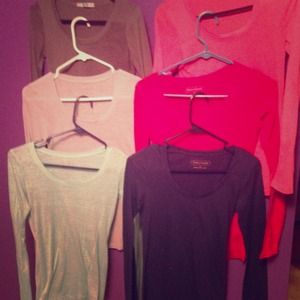 6 Maurice's burnt out long sleeves