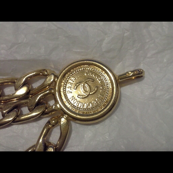 Triple link CHANEL belt Vintage