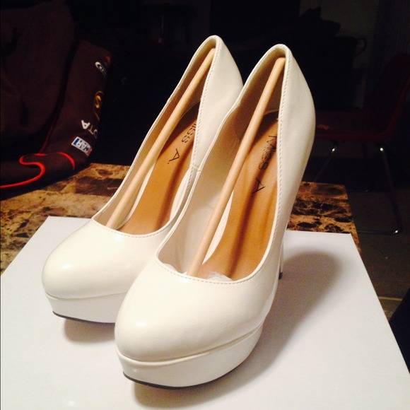 White pumps